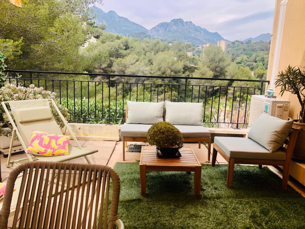 Mon Appart Avec Terrasse Et Piscine Roquebrune-Cap-Martin Eksteriør billede