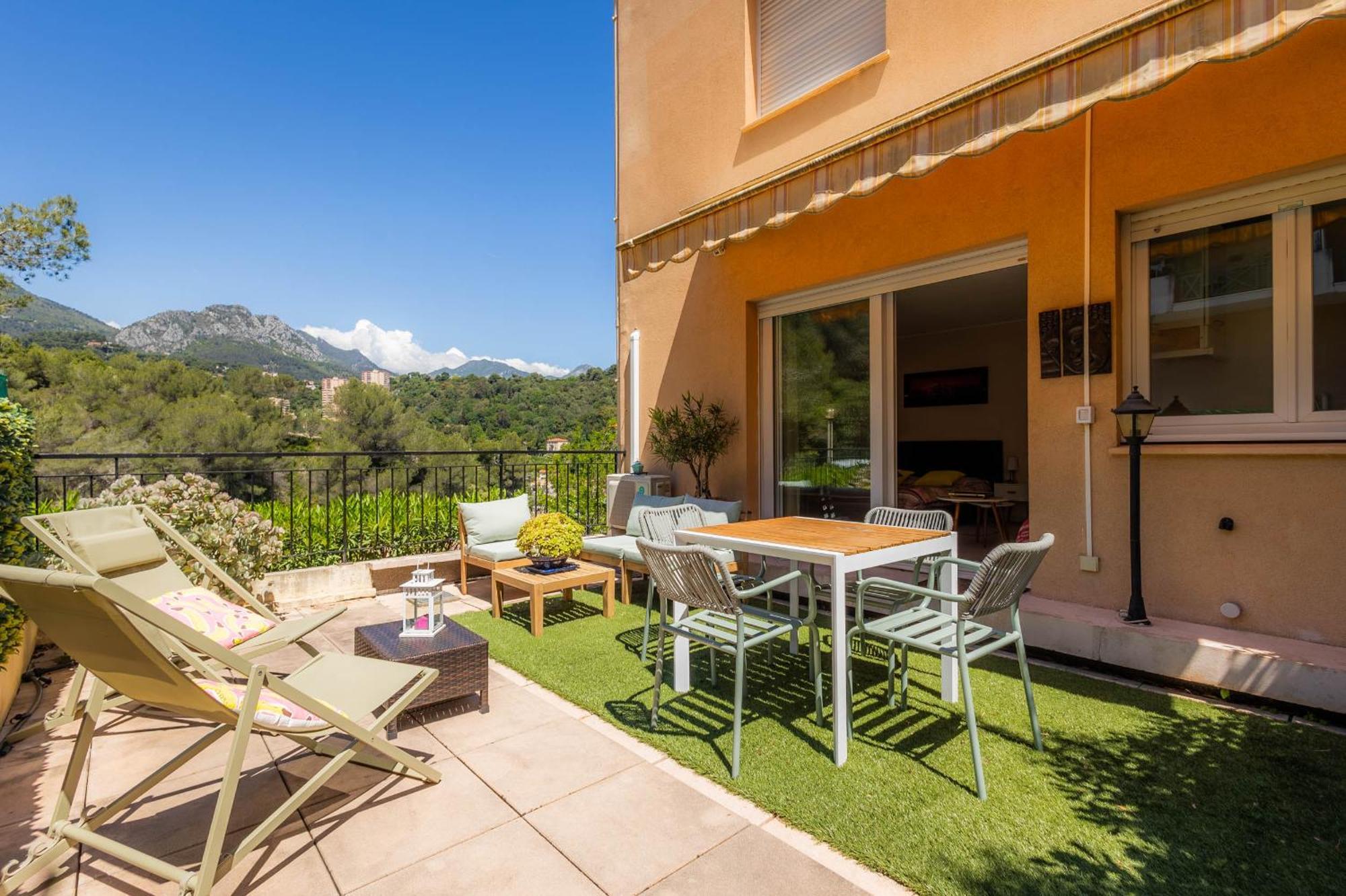 Mon Appart Avec Terrasse Et Piscine Roquebrune-Cap-Martin Eksteriør billede